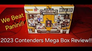 🚨2023 Contenders Mega Box Review🚨 3 Guaranteed Hits Per Box 🔥 nfl contenders [upl. by Sixla]