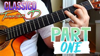 HOW TO PLAY  Classico By Tenacious D  On Acoustic Guitar Part 1 Updated [upl. by Eleda]