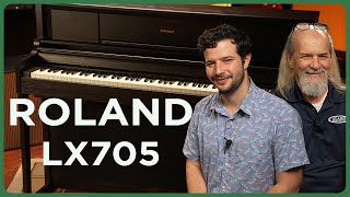 Roland LX705 Review and Demo Immersive Piano Experience in a Digital Piano [upl. by Kassel]