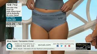 QVC UK model Stacey Massey modelling Vercella Vita shapewear 150813 02 [upl. by Anaer]