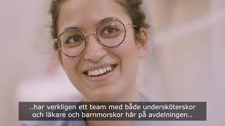 Jobba som barnmorska på tema Kvinnohälsa på Karolinska  Lisa berättar om hur det är att jobba här [upl. by Spalla]