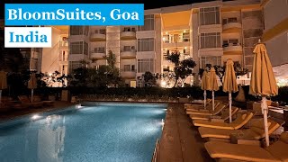 BloomSuites Hotel Calangute Goa India  Room Tour Buffet Breakfast Swimming Pool Gym  Review [upl. by Pitchford]