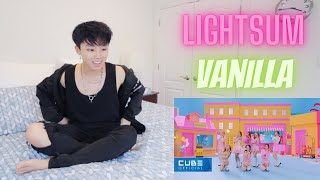 LIGHTSUM  Vanilla Official Music Video REACTION [upl. by Ashlee]