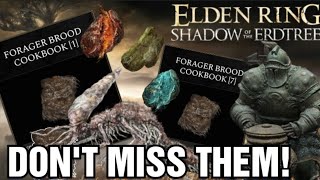 All Forager Brood Cookbooks and Moores Quest Elden Ring Shadow of the Erdtree [upl. by Sorazal183]