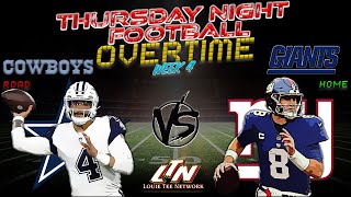 Dallas Cowboys  New York Giants  Thursday Night 🏈  Week 4  Instant Postgame Analysis LIVE [upl. by Fasta]