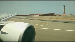 Saudia Boeing 777300ER Landing at Jeddah King Abdul Aziz Intl Airport [upl. by Acimak]