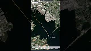 Marine Traffic Tracking Shows Cargo Ship Movements Before Bridge Collision [upl. by Wulfe]