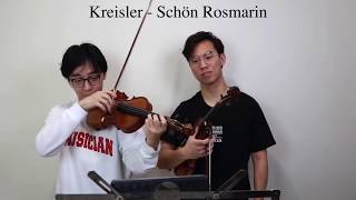 TWOSET VIOLIN  Kreisler  Schön Rosmarin [upl. by Ranee]