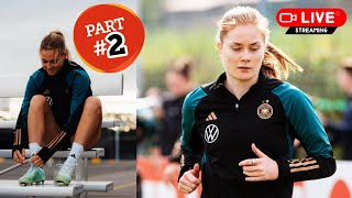 Part 2  Live Laura Freigang Sjoeke Nüsken ⚽️🎉DFB Frauen Mannschaft Germany Women EM Qualifikation [upl. by Adolf]