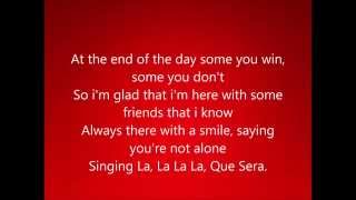 Que Sera Justice Crew Lyrics [upl. by Hunger]