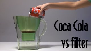 Coca Cola vs Brita filter What happens Experiment [upl. by Tedra759]