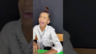 Hindi kavita in classes 😂🔥  Zamaanaa  shorts funny ytshorts relatable [upl. by Cookie]