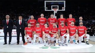 Türkiye  Belçika  FIBA 2023 Dünya Kupası Elemeleri I Grubu Maç Özeti [upl. by Aynatahs]