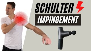 Massagepistole  Schulterschmerzen Impingement Supraspinatus Schleimbeutelentzündung [upl. by Durno]