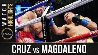 Cruz vs Magdaleno HIGHLIGHTS October 31 2020  PBC on SHOWTIME PPV [upl. by Annaicul]