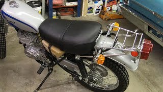 Suzuki TS250 Seat rebuild [upl. by Vladamir]