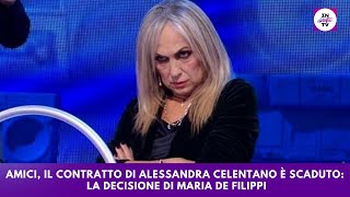 Amici il contratto di Alessandra Celentano è scaduto la decisione di Maria De Filippi [upl. by Submuloc]