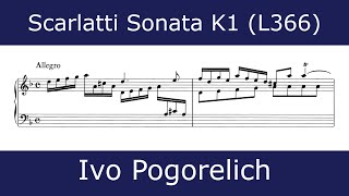 Domenico Scarlatti  Sonata in D minor K1 Ivo Pogorelich [upl. by Sibylla503]