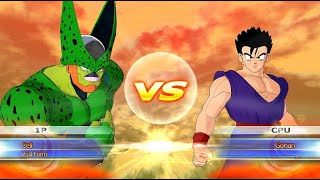 2nd Form Cell vs Gohan Raging Blast [upl. by Nylrak336]