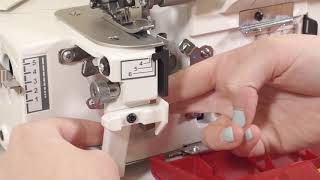 Toyota Overlocker  How to Thread [upl. by Aisela]