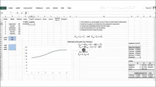 Forecasting Techniques TrendCorrected Exponential Smoothing Method Holts Method [upl. by Olim]