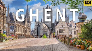 Ghent Belgium 🇧🇪  The Most Beautiful Medievel City in Europe 4K Walking Tour [upl. by Derk234]