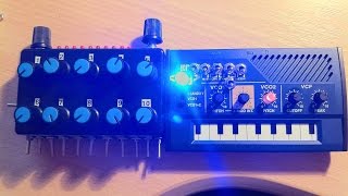 Circuit bent Korg Monotron Duo by Psychiceyeclix [upl. by Edveh]