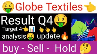 Globe Textiles stock latest news Result Q4 update 2024 Globe Textiles share analysis target 4🤑 [upl. by Hawken]