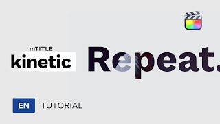 mTitle Kinetic Tutorial  How to create stunning typographical compositions in minutes  MotionVFX [upl. by Aaron]