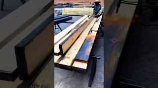 High temperature carbonized wood antiseptic treatment process [upl. by Kolodgie]