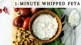 Vegan Whipped Feta Cheese Dip 🔥 [upl. by Enyt]