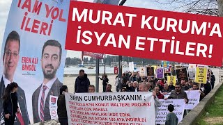 TOKİ mağdurları Murat Kurum’a isyan etti [upl. by Rosinski]