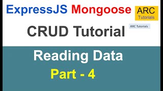 Express and Mongoose CRUD Tutorial  Part 4  Read Functionality [upl. by Trinia]