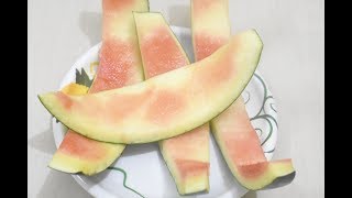 इस वीडियो को देखने के बाद आप कभी तरबूज के छिलके को नहीं फेकेंगे  Tasty Recipe From Watermelon Peels [upl. by Gnihc]