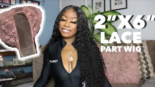 Does Size Matter My Experience With A 2”x6” Lace Part Deep Wave Closure Wig FT ULA Hair [upl. by Ahtanoj575]