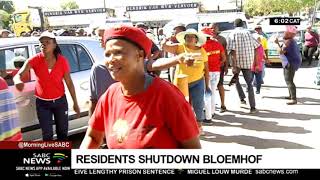 Residents shutdown Bloemhof [upl. by Nonek]