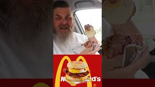 Mighty McMuffin foodcritic foodreview mcdonalds [upl. by Otrevire]