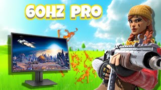 I PLAYED FORTNITE ON A 60Hz MONITOR [upl. by Kitty]