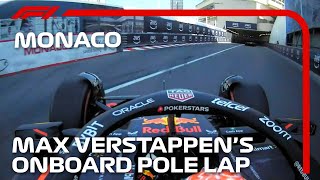 Max Verstappens Incredible Pole Lap  2023 Monaco Grand Prix  Pirelli [upl. by Goodrow679]