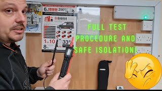 AM2S GN3 Test procedure with safe isolation AM2 help apprentice 121 [upl. by Nairolf]