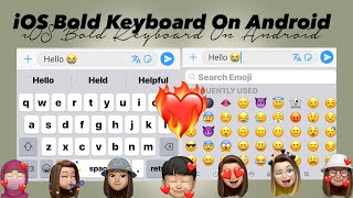 How To Install Iphone Keyboard On Android 2023  How To Have Iphone Keyboard On Android Part 18 [upl. by Sherlock]