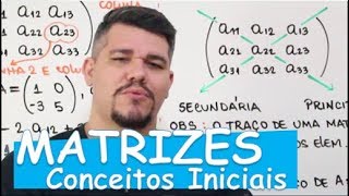 🔴MATRIZES Conceitos Iniciais [upl. by Oswin486]