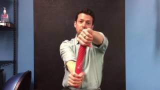 Eccentric strengthening for tennis elbow [upl. by Fiester]