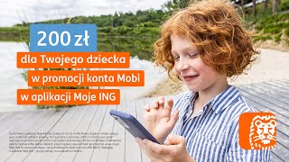 Konto Mobi z bezpieczną aplikacją Moje ING [upl. by Enylhsa]