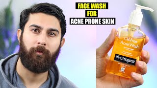 Face Wash For Acne Prone Skin With Salicylic Acid  Non Sponsored  Neutrogena Oil Free Acne Wash [upl. by Ardnayek]