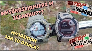 Wysokościomierz w zegarkuJak to działa Casio Gshock gw9400 Garmin instinct 2x solar [upl. by Esilrahc]