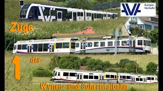 Trains of the Wynental amp Suhrental Railway Switzerland  Züge der Wynental und Suhrentalbahn 13 [upl. by Parrisch375]