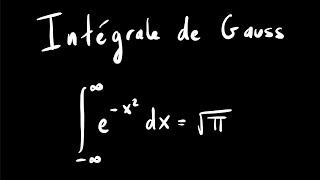 Intégrale de Gauss  Calcul détaillé [upl. by Yelsnik]