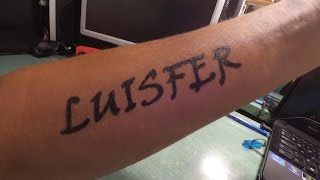 como hacer tatuajes caseros [upl. by Anaile]