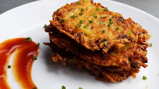 Hash Brown Recipe  How to make crispy Hash Brown  Cheesy Hash Brown for Breakfast [upl. by Linnea286]